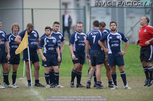 2012-10-14 Rugby Union Milano-Rugby Grande Milano 0059